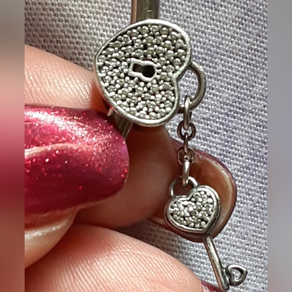Retired Pandora Lock of Love Charm ❤ - Picture 3 of 8